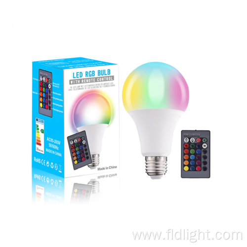 Smart Remote Control LED light bulbs Dimmable RGB